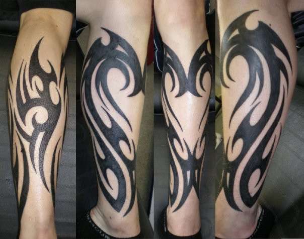 Tatuaje tribal gemelos