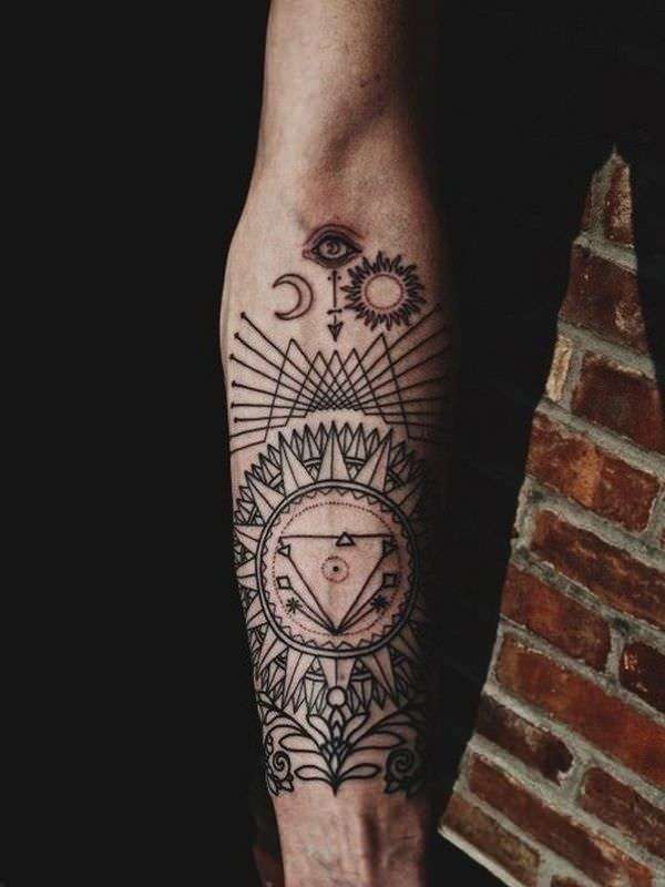 Tatuaje símbolos egipcios