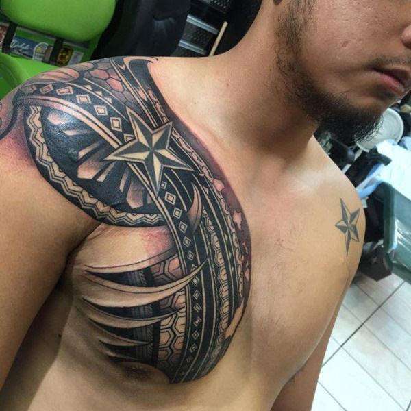 Tatuaje tribal con estrella