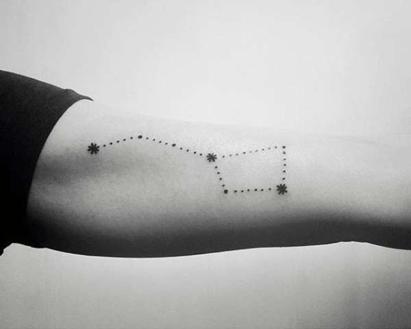 Tatuajes pequeños - constelación
