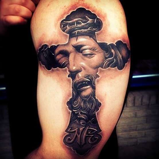 Tatuajes cristianos - La cruz