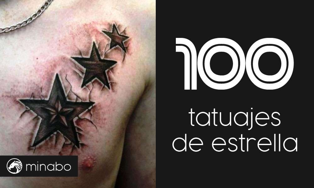 100 geniales ideas para un tatuaje de estrella