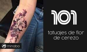 tatuajes de flor de cerezo foto
