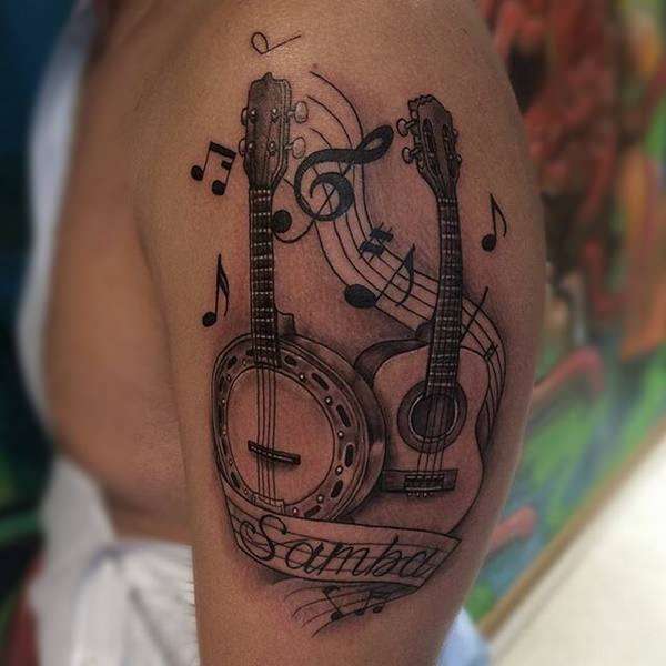 Tatuajes de música: samba