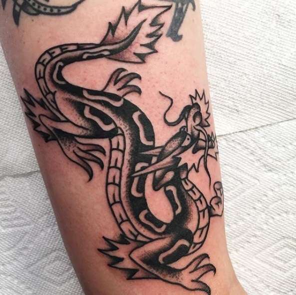 Tatuaje realizado por Brandon Ing - Instagram