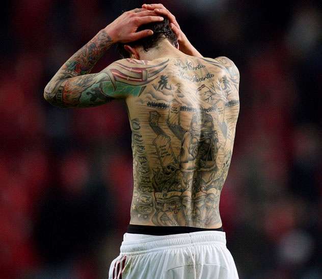 Tatuajes de futbolistas famosos: Daniel Agger