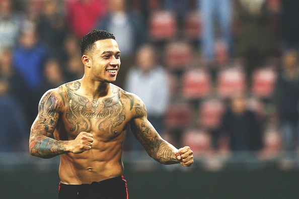 Tatuajes de futbolistas famosos: Memphis Depay