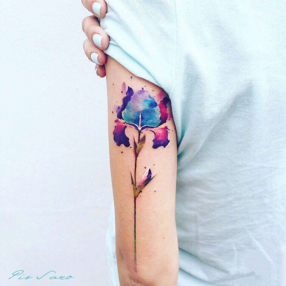 Tatuaje realizado por Pis Saro - Instagram
