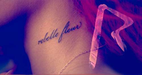Tatuajes de celebridades: Rihanna