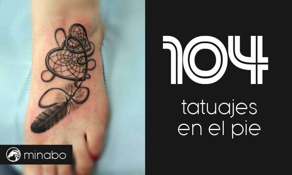 104 destacados diseños de tatuajes en el pie y sus significados