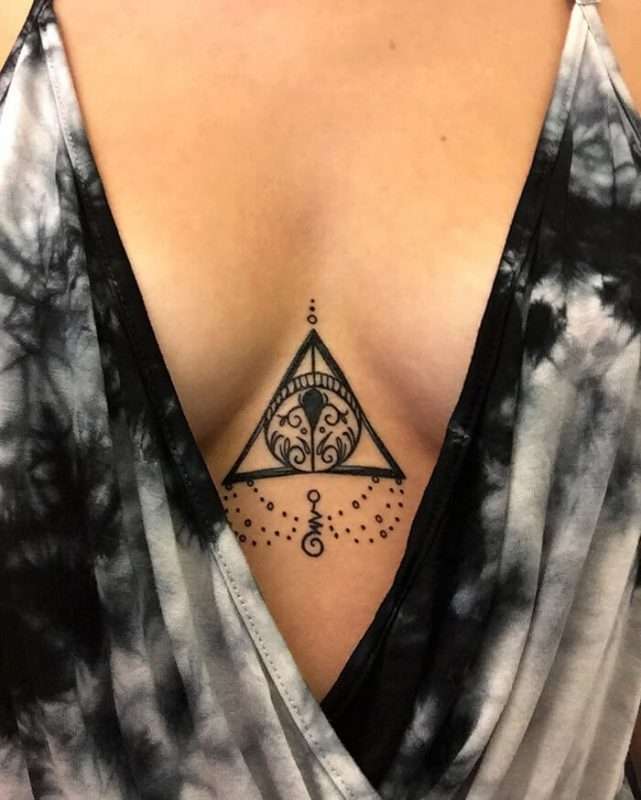 Tatuaje de Harry Potter en el pecho