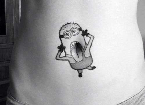 Funny tattoos: minion