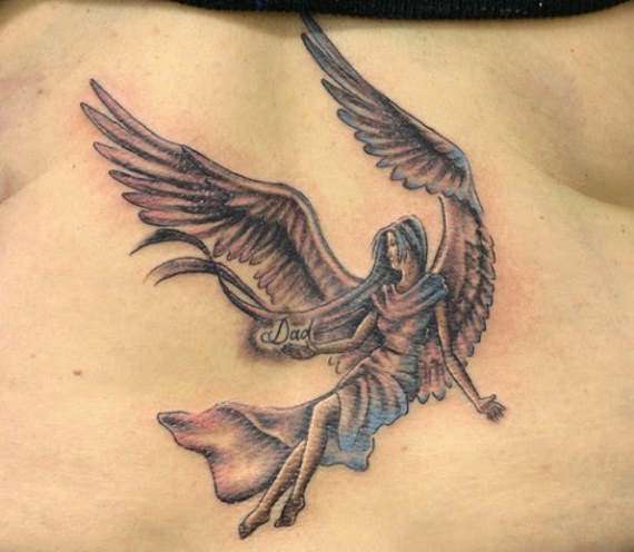 Tatuaje de ángel - Dad