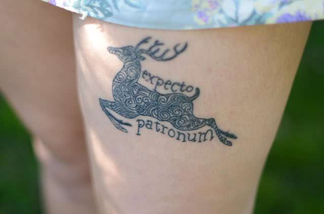 Tatuaje de Harry Potter - Expecto Patronum