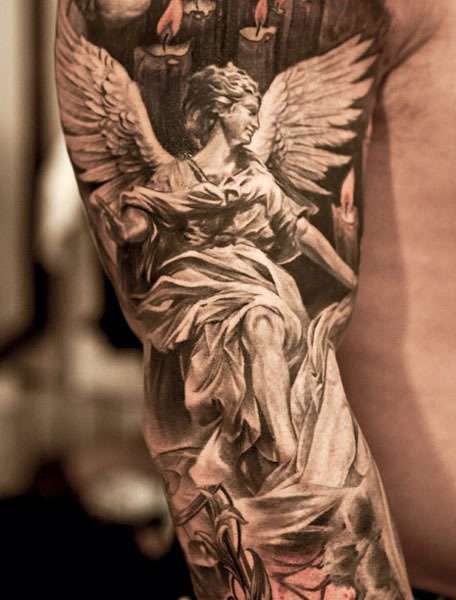 Tatuaje de arcángel