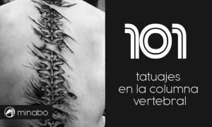 tatuajes en la columna vertebral