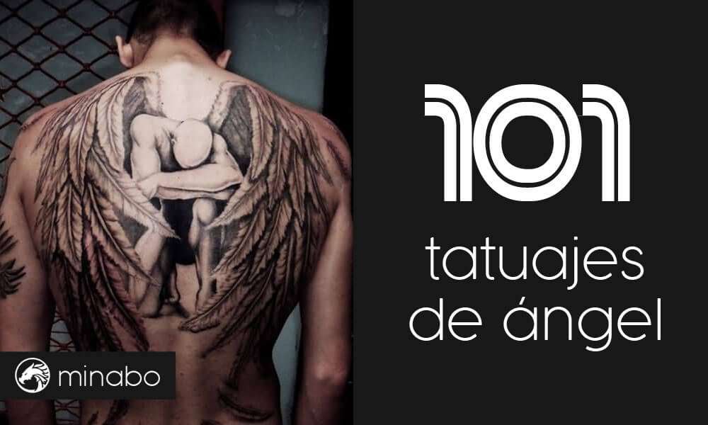 101 excelentes tatuajes de ángel, para hombres y mujeres