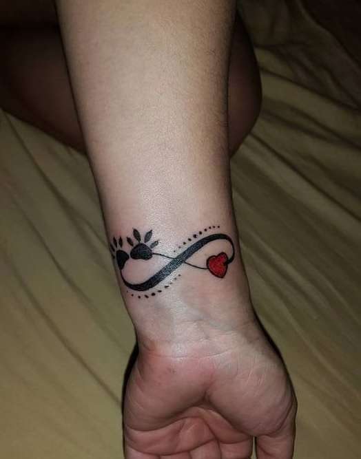 Tatuaje de infinito corazón 2