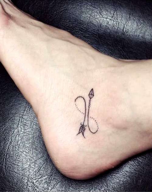Tatuaje de infinito con flecha 2