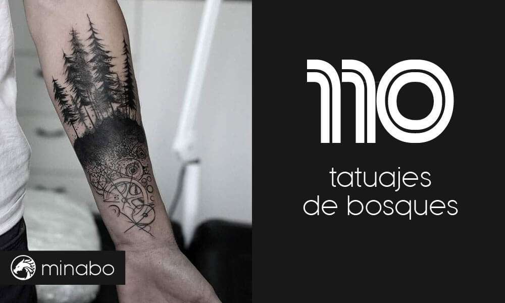 110 impresionantes tatuajes de bosques y sus significados