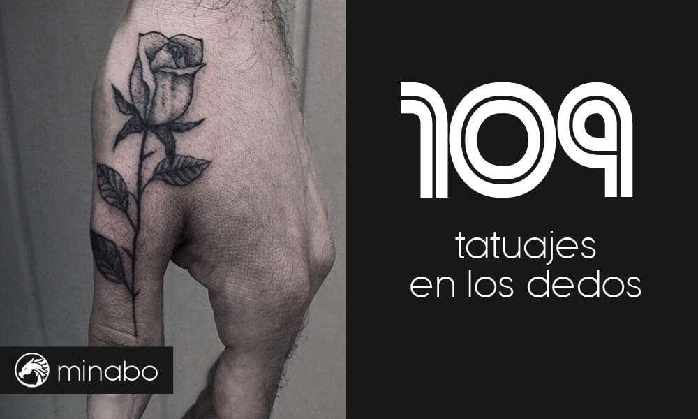 109 geniales tatuajes en los dedos y sus significados