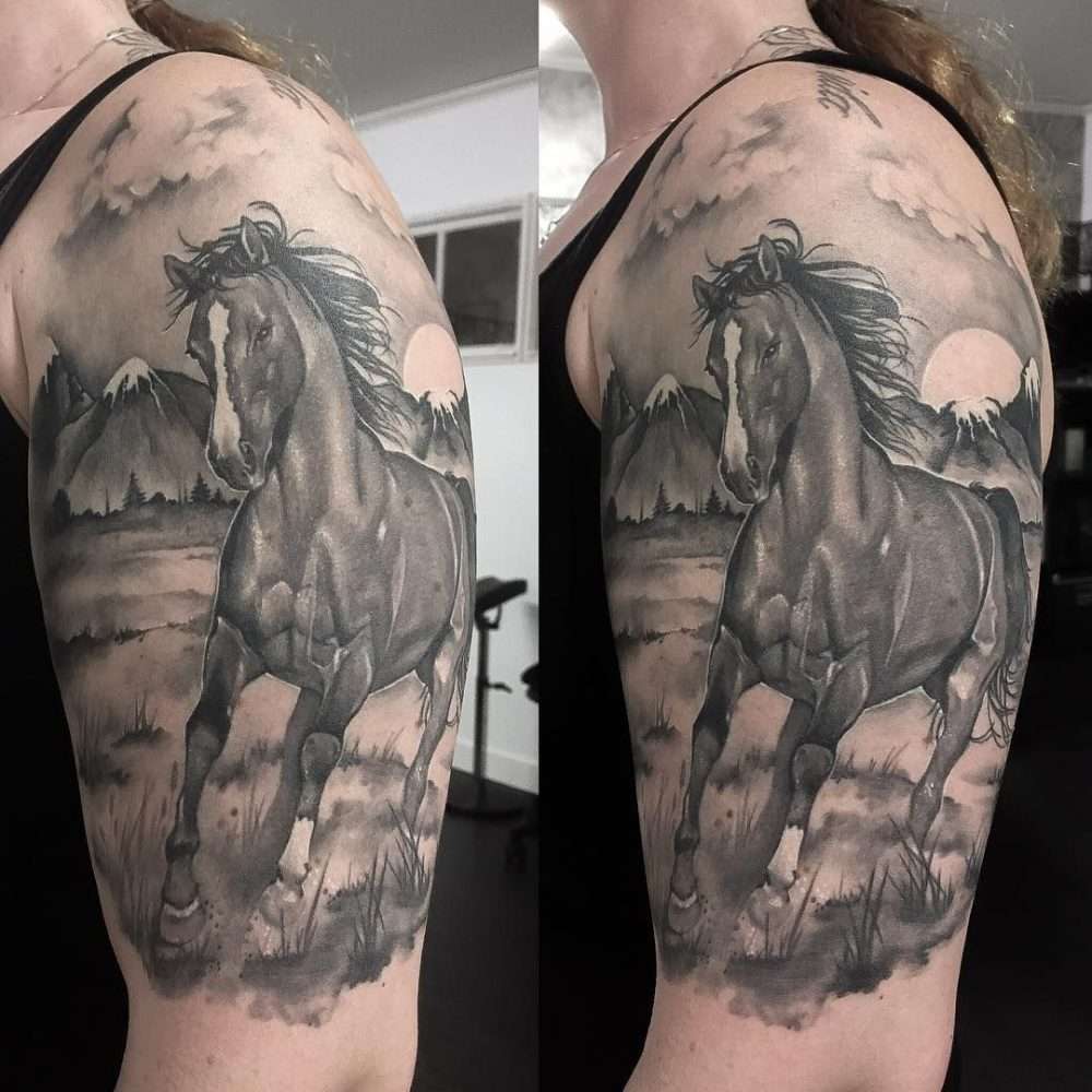 Tatuajes de animales: caballo