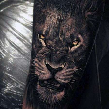 Tatuajes de animales: león