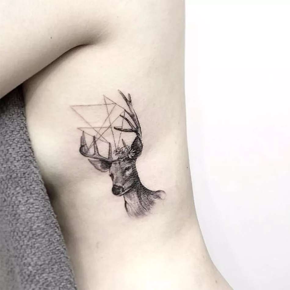 Tatuajes de animales: ciervo
