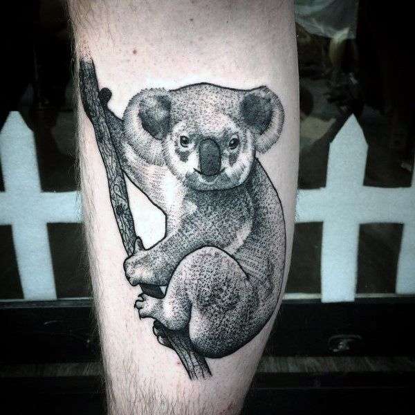 Tatuajes de animales: koala