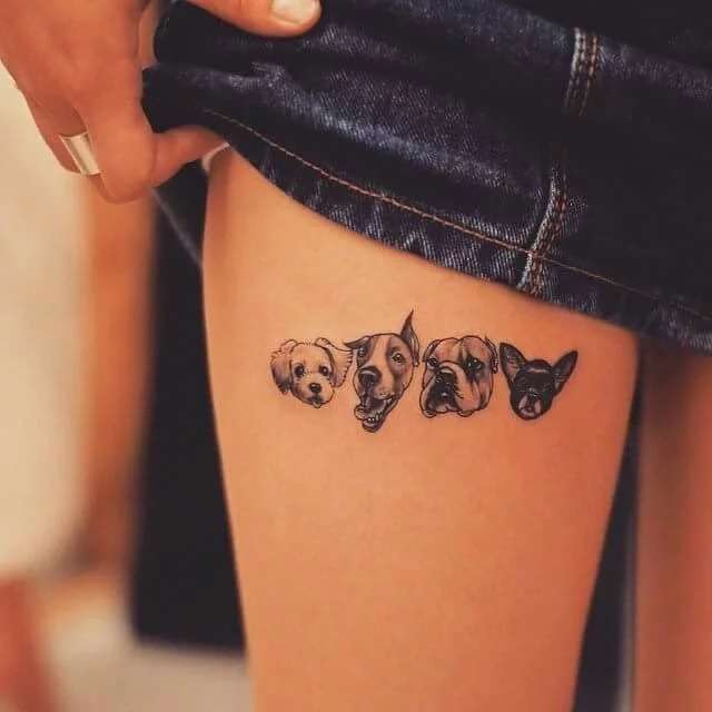 Tatuajes de animales: perros