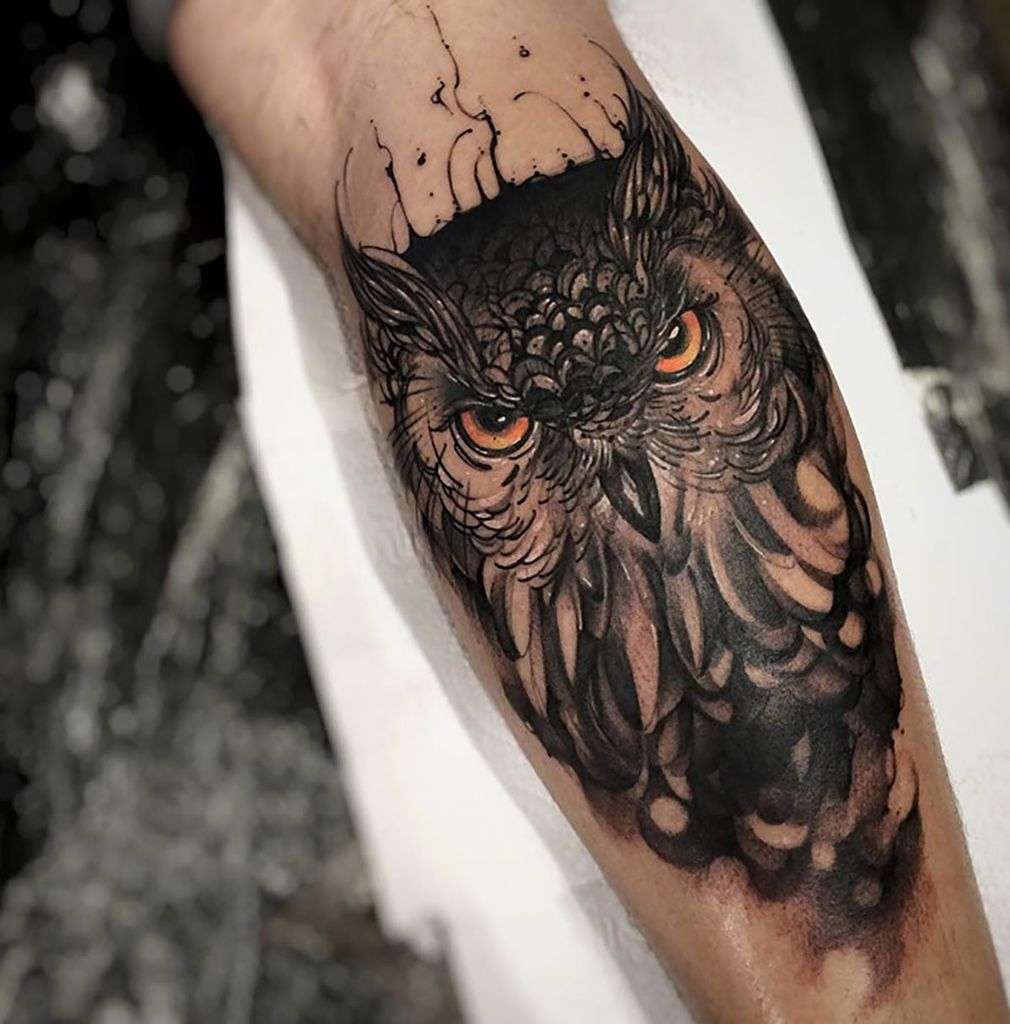 Tatuajes de animales: búho
