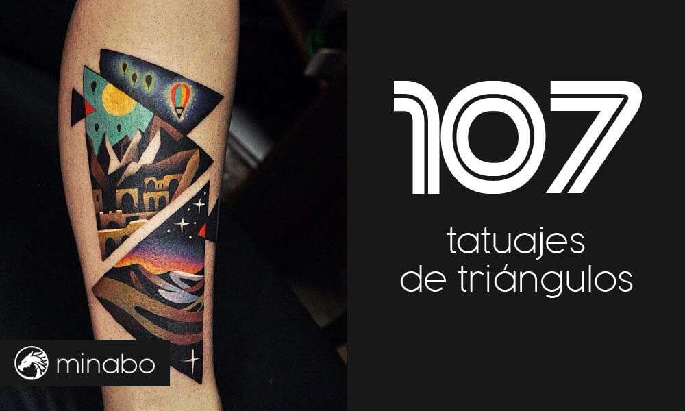 107 interesantes tatuajes de triángulos y sus significados