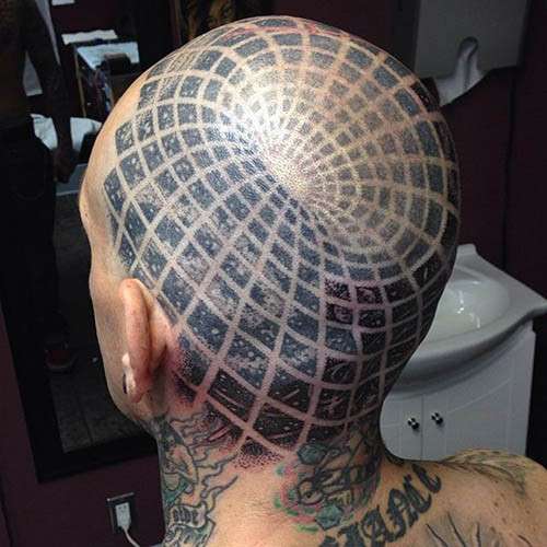 Tatuajes 3D en la cabeza