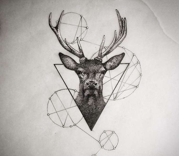 Dibujos de tatuajes: ciervo