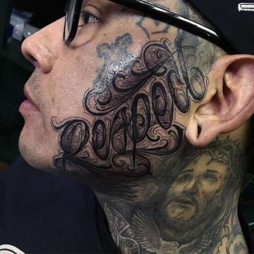Tatuajes en el cuello: Jesucristo